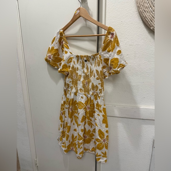 Rip Curl Azalea floral smocked mini dress XL - Picture 4 of 12